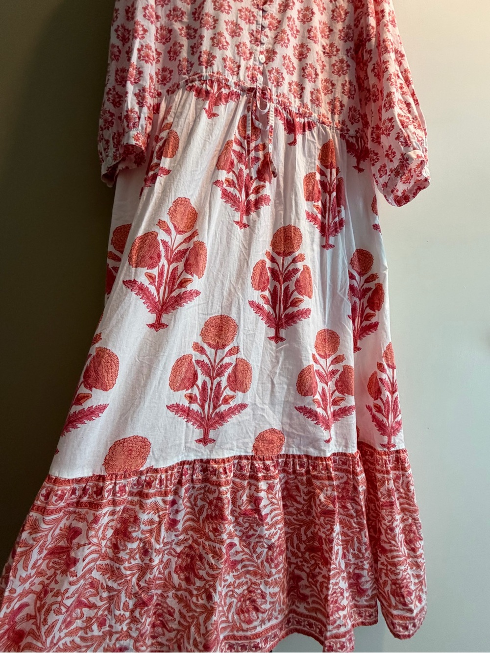 Pink City Prints Floral Pink Dress - Picture 3 of 8